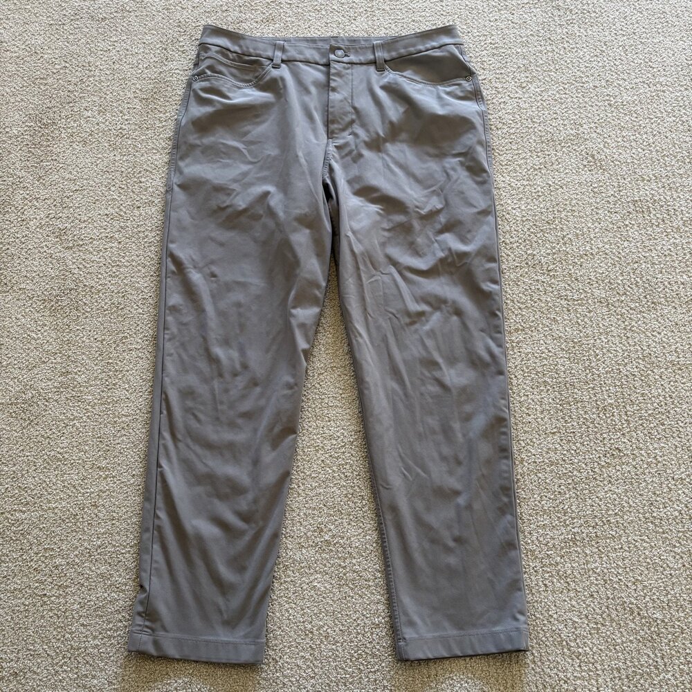 Lululemon Pants ABC Pant Mens 33X31 Gray Chino Size Waist 33
